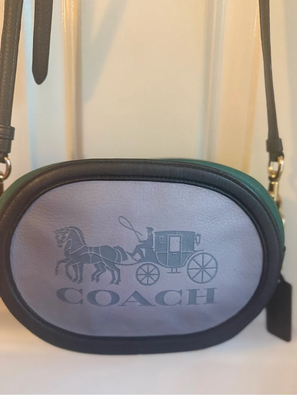 Coach Horse and Carriage. Leather Camera Cross Body Bag